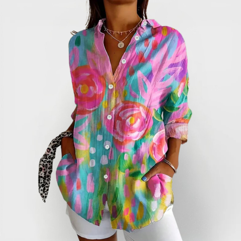 Kennedy | Colorful Pattern Blouse