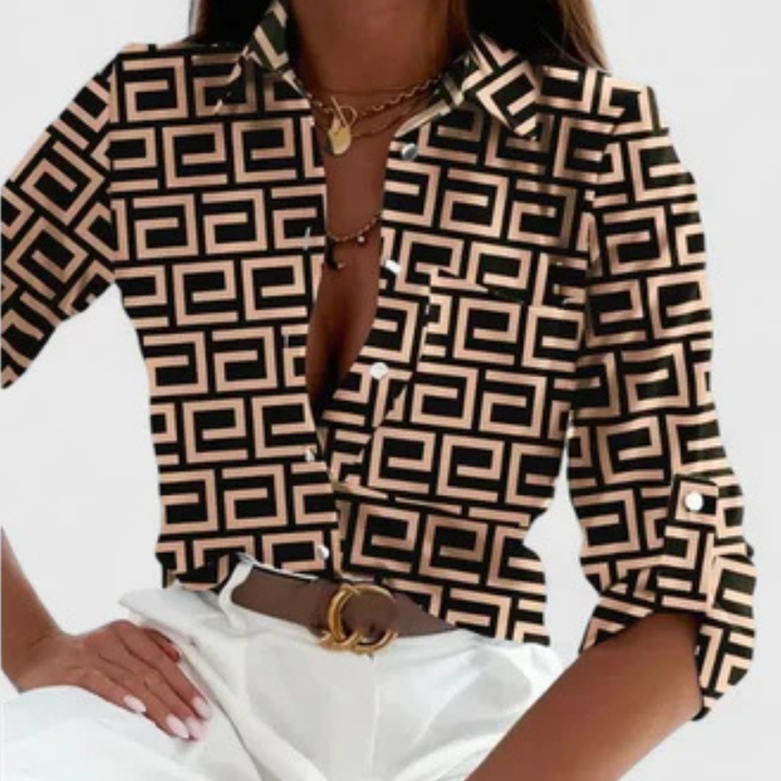 Kennedy | Elegant Long Sleeve Blouse