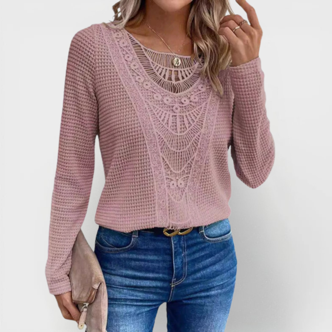 Summer | Pink Boho Blouse