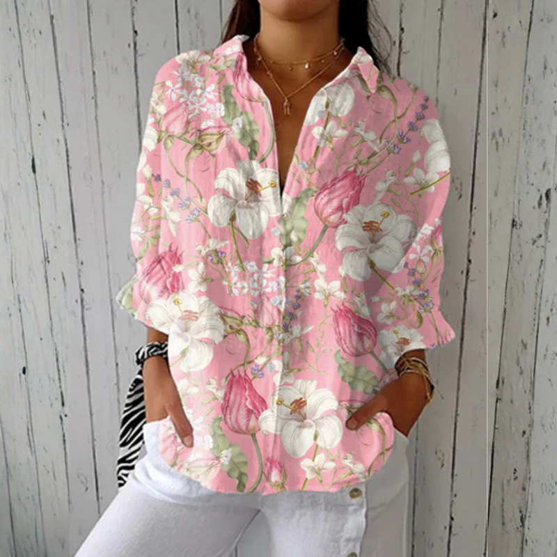 Noemi | Elegant Bloom Blouse