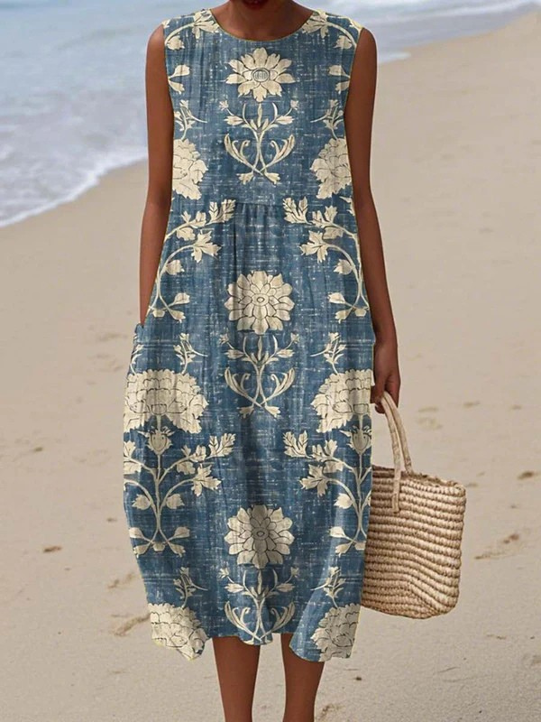 Hannah | Boho Midi Dress