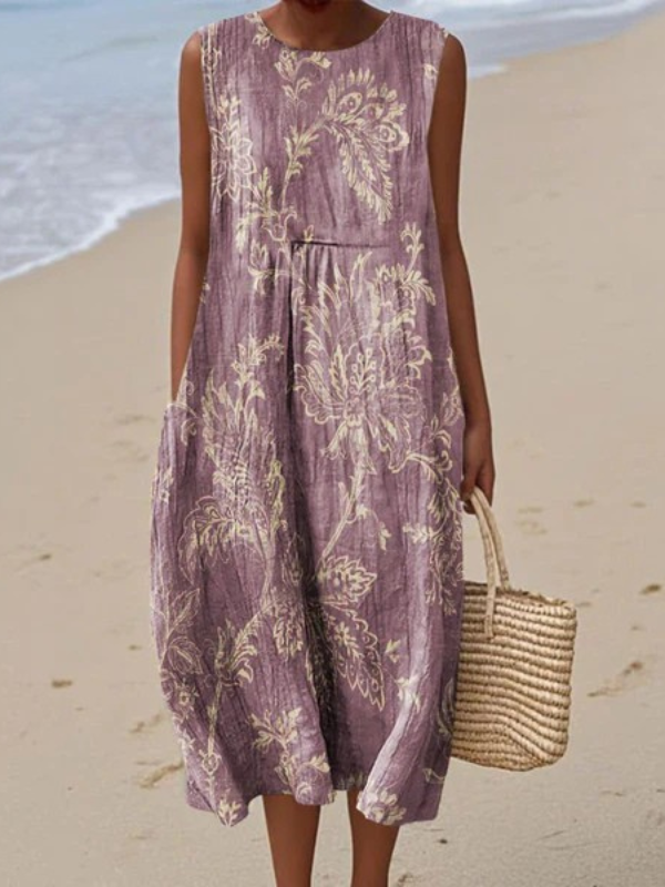 Anna | Floral Midi Dress