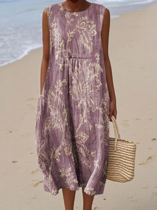 Anna | Floral Midi Dress