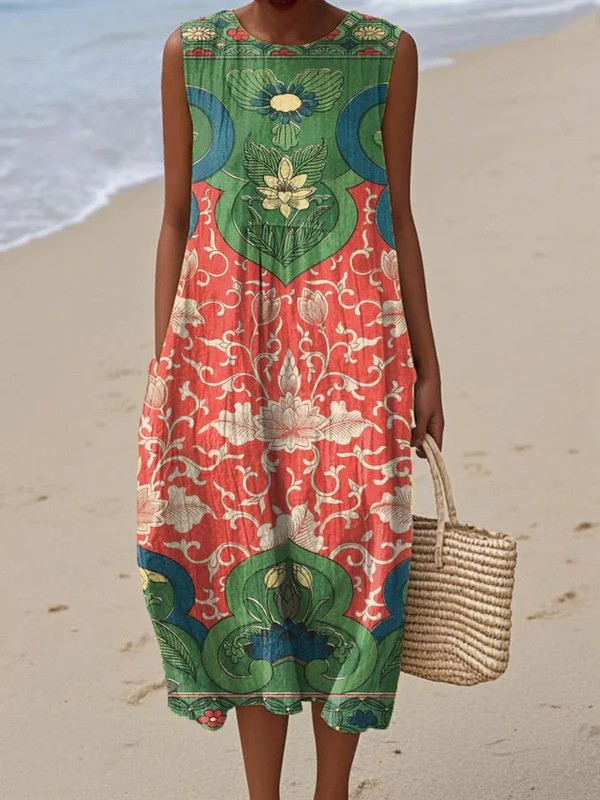 Victoria | Bohemian Midi Dress