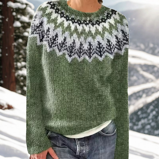 Andrea | Warm Jumper with classic winter details