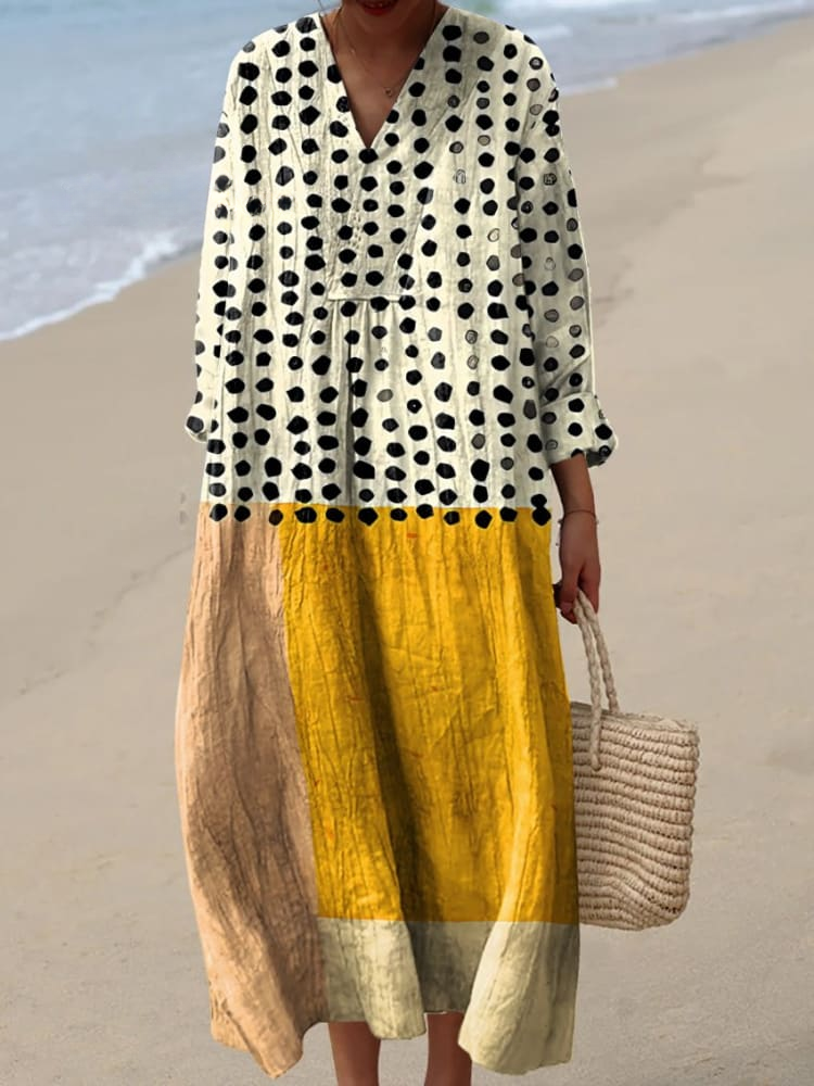 Rowan - Patterned Summer Dress