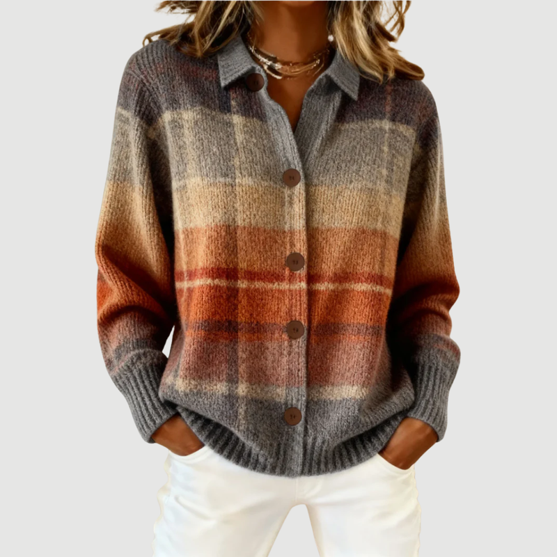 FLORENCE | CHECKED ELEGANT BLOUSE