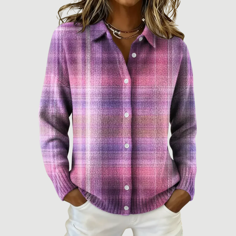 CAMILLE | CHECKED ELEGANT- BLOUSE