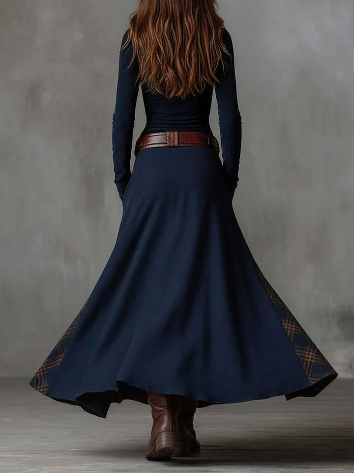 Leonora | Vintage Long Dress (Includes Belt)