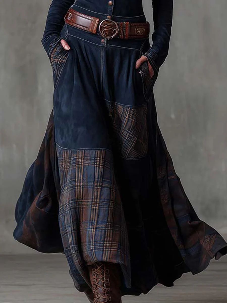 Leonora | Vintage Long Dress (Includes Belt)