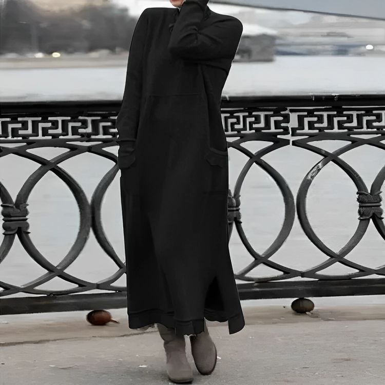 Mara | Cozy Long Sleeve Oversized Winter Dress