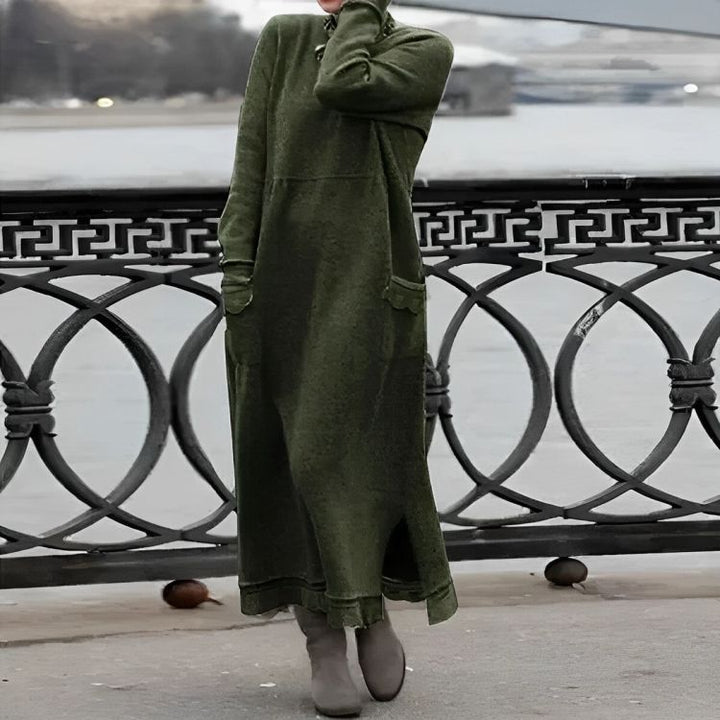 Mara | Cozy Long Sleeve Oversized Winter Dress