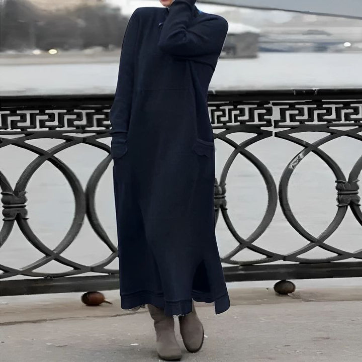 Mara | Cozy Long Sleeve Oversized Winter Dress