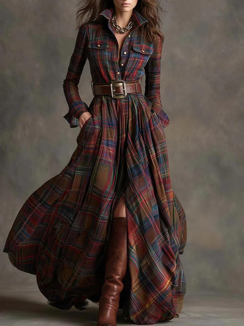 Scarlett | Belted Shirt Dress