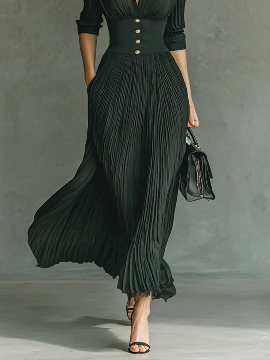 Maéline | Chic Fitted Waist Dress