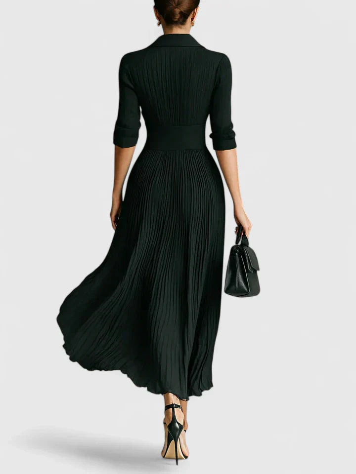 SOPHIA | PLEATED MAXI DRESS