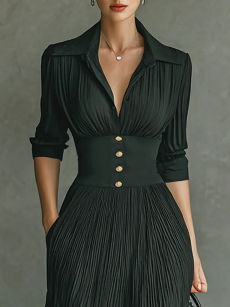 Maéline | Chic Fitted Waist Dress
