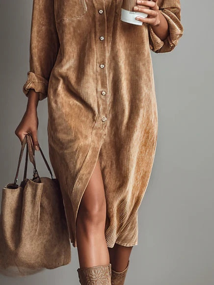 Kennedy | Soft Corduroy Dress