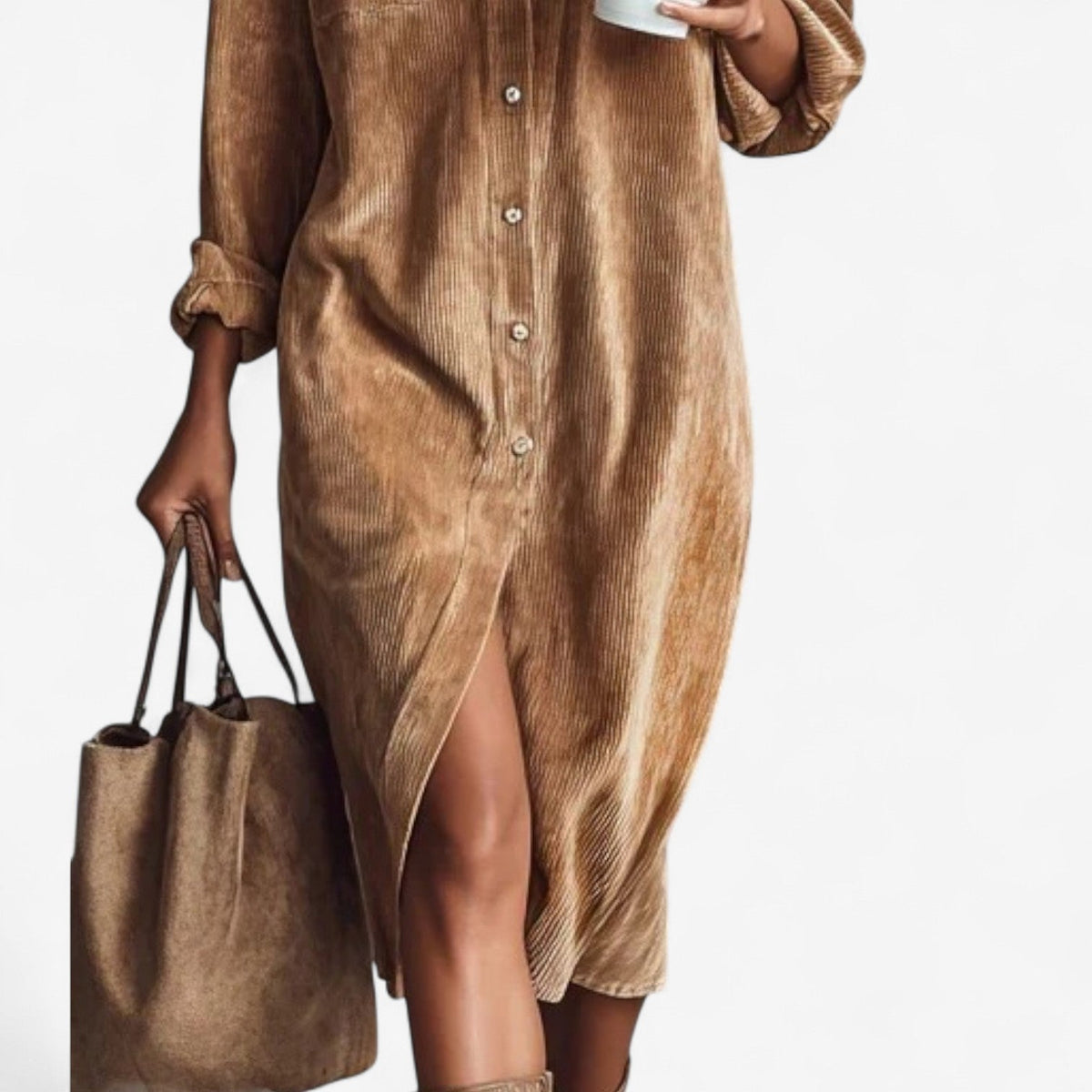 ANASTACIA | BELTED SHIRT DRESS