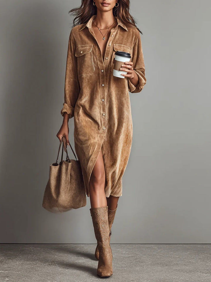Kennedy | Soft Corduroy Dress