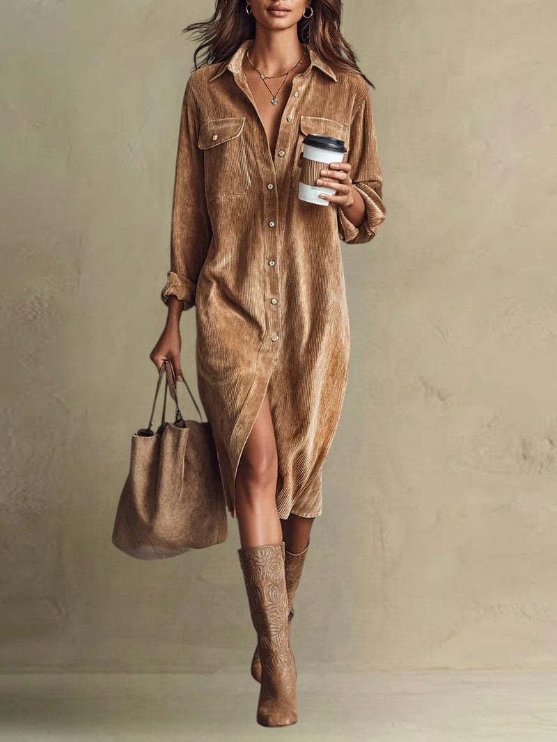 Aurovia | Chic Flared Hem Dress