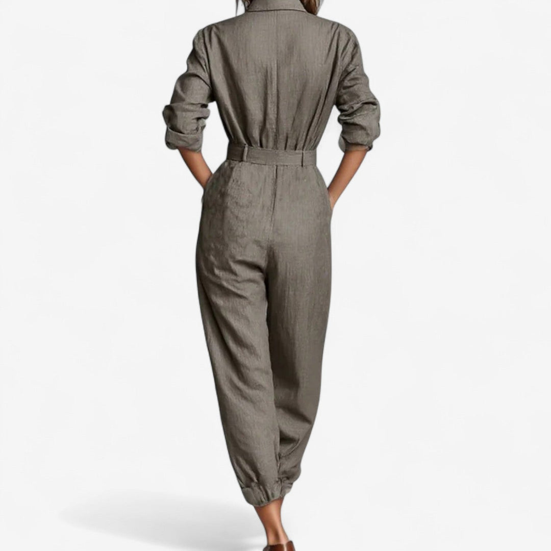 NADINE | TAILORED BELTED JUMPSUIT
