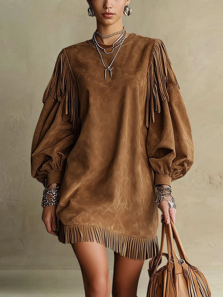 Emma | Suede Mini Dress