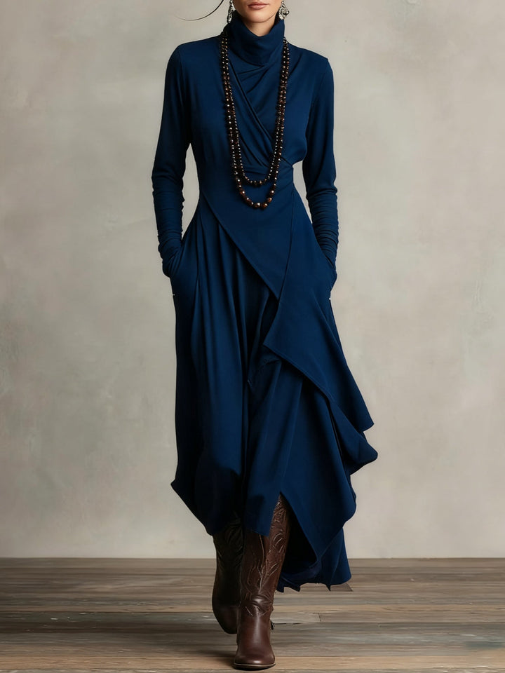 KEIRA | HIGH-NECK MAXI DRESS