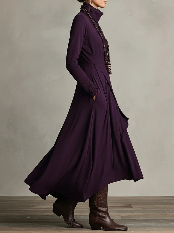 KEIRA | HIGH-NECK MAXI DRESS