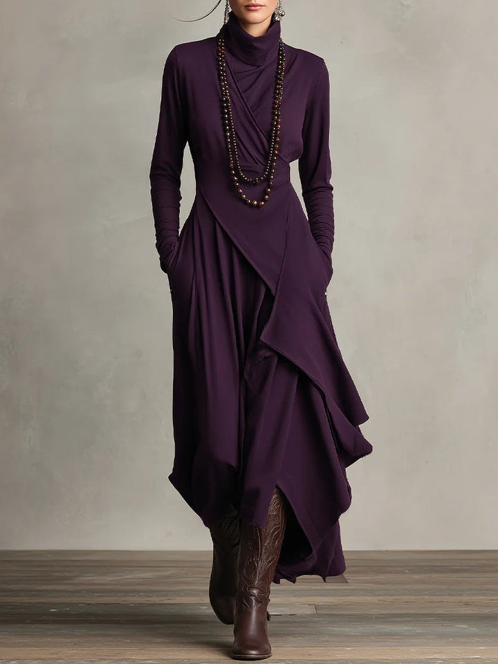 KEIRA | HIGH-NECK MAXI DRESS