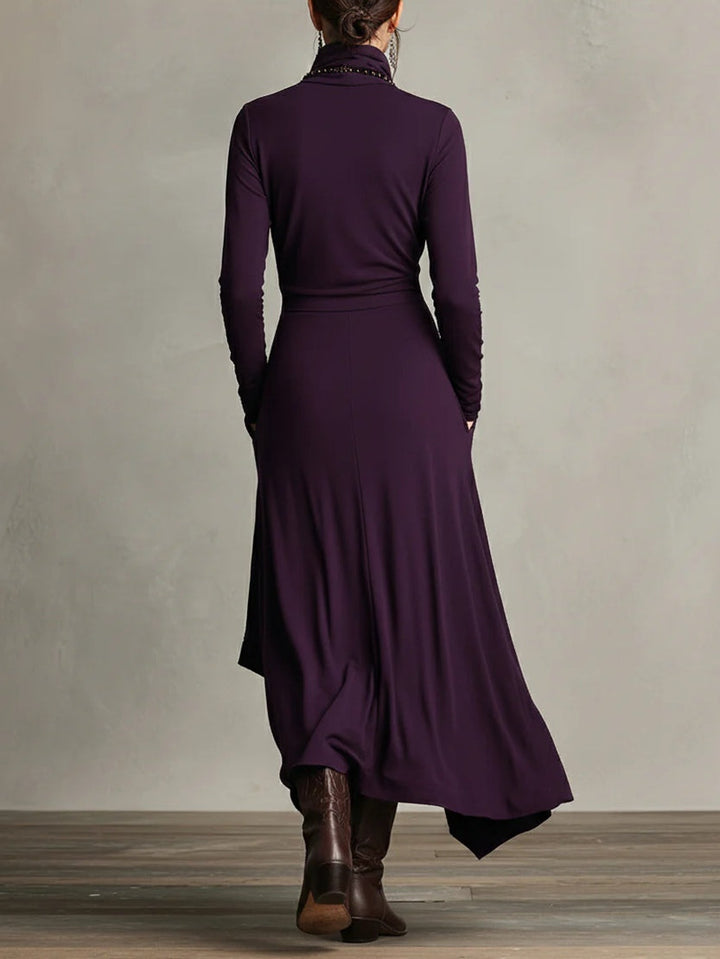 KEIRA | HIGH-NECK MAXI DRESS