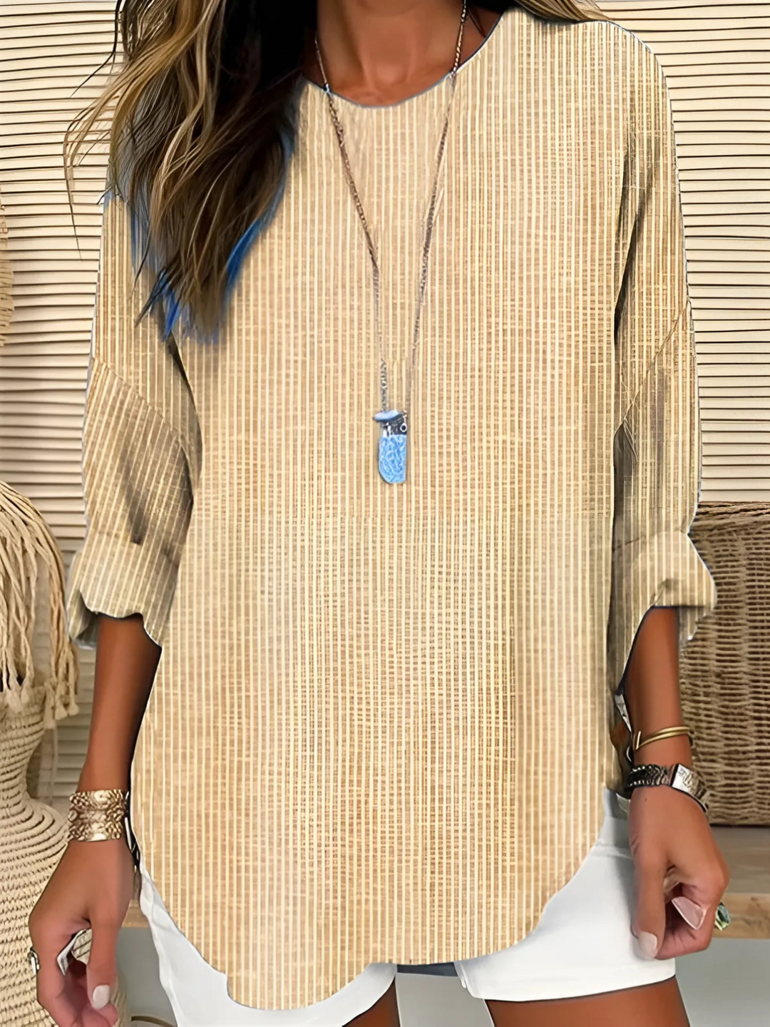 Stella | Trendy Striped Blouse