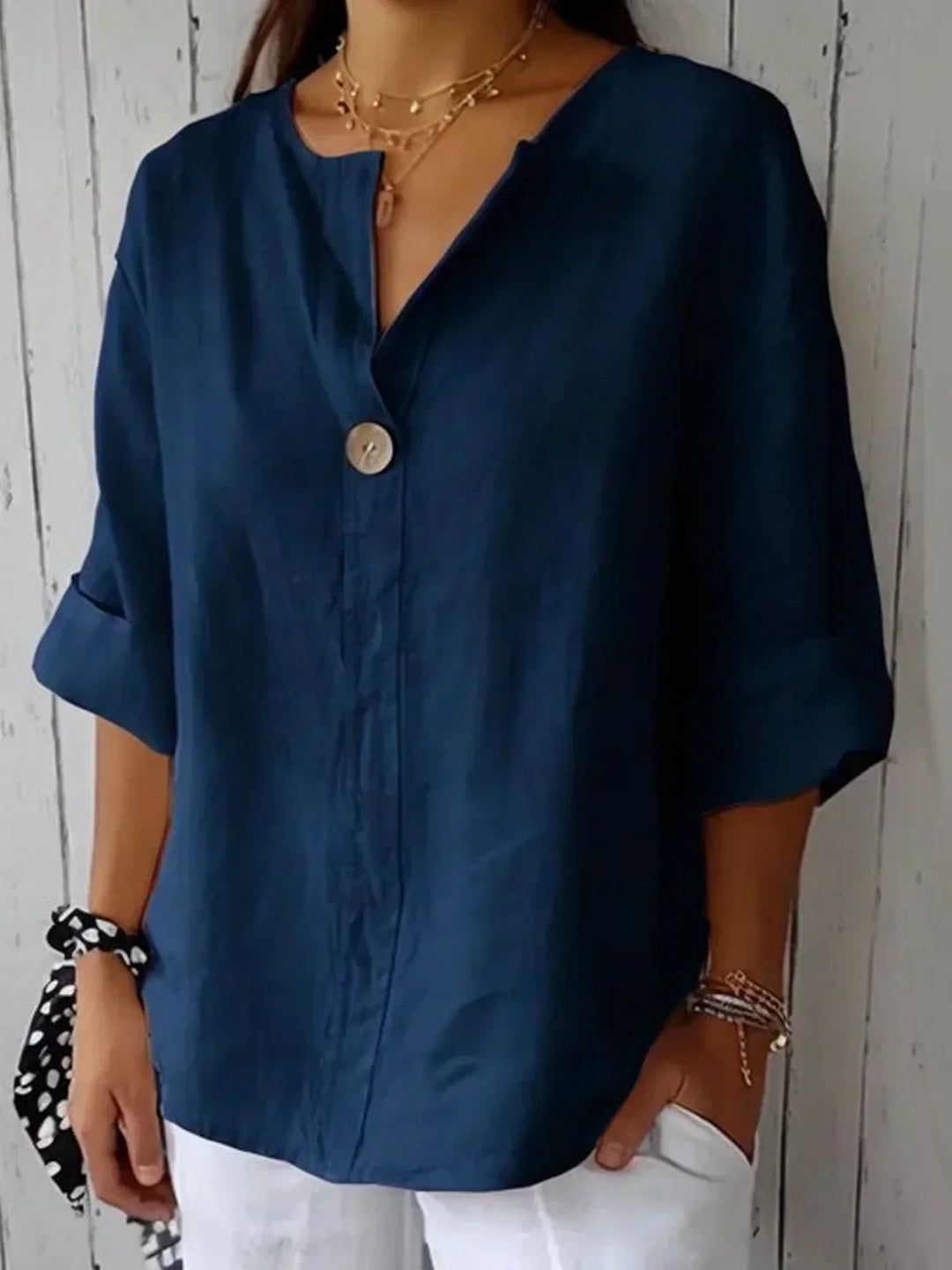 Hadley - Casual V-Neck Blouse