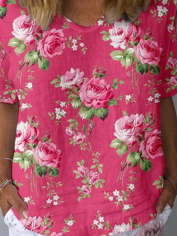 Stella | Artistic Floral Shirt