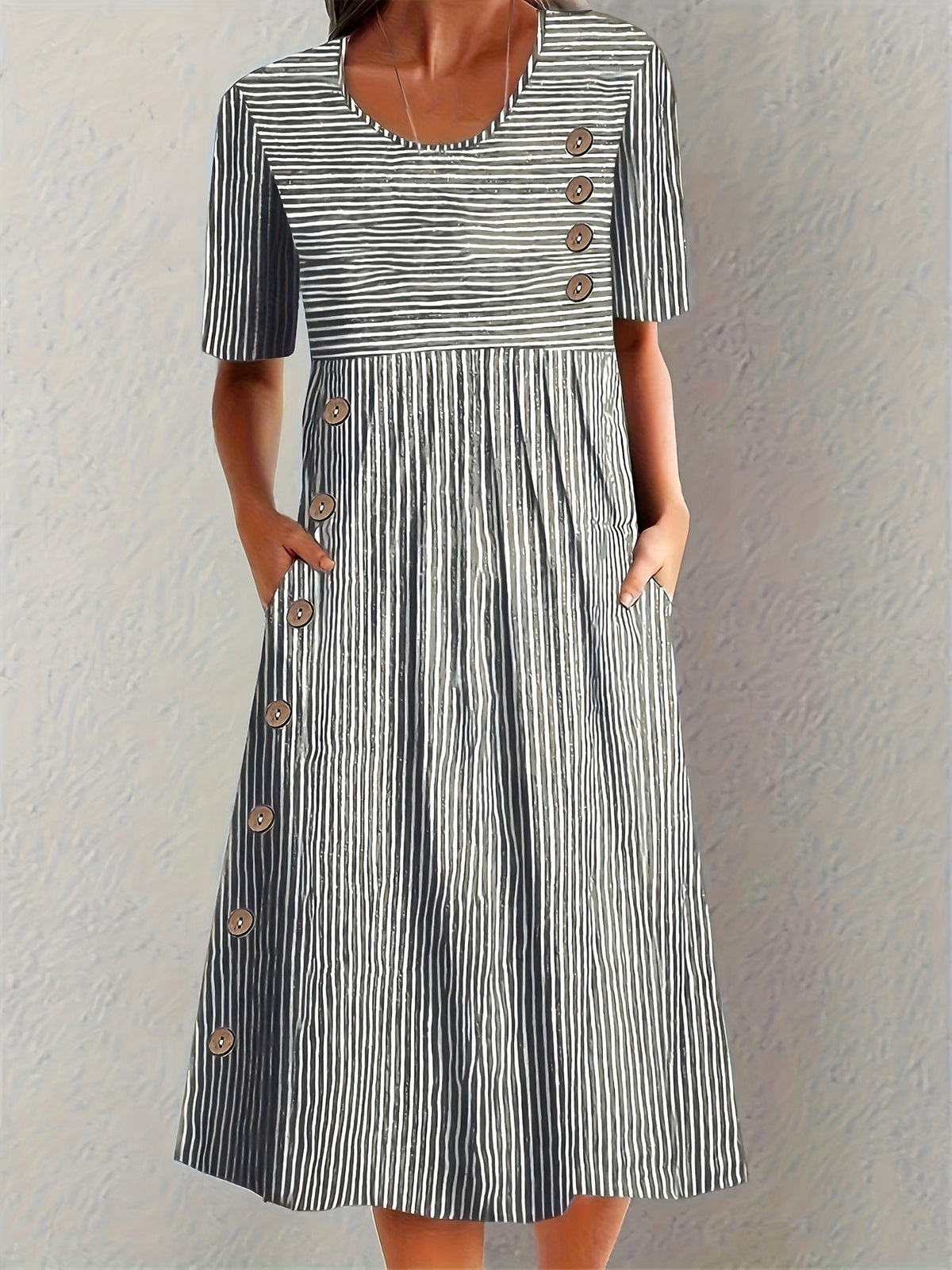 Amelia | Striped Summer Dress