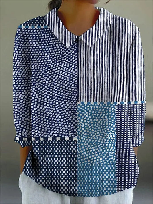Allison | Vintage Colorful Blouse