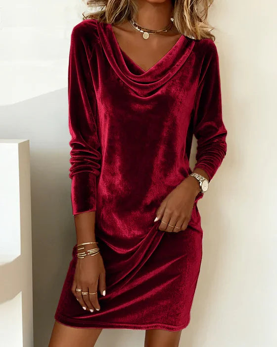 ARIELLE | DRAPED EVENING DRESS