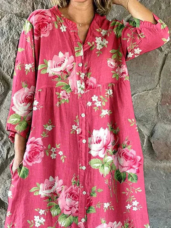 Lucy | Art Floral Dress