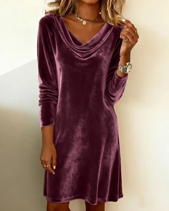 ARIELLE | DRAPED EVENING DRESS