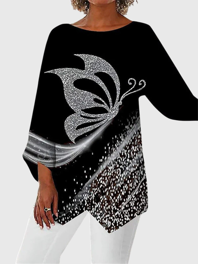 Victoria | Elegant Crew Neck Top