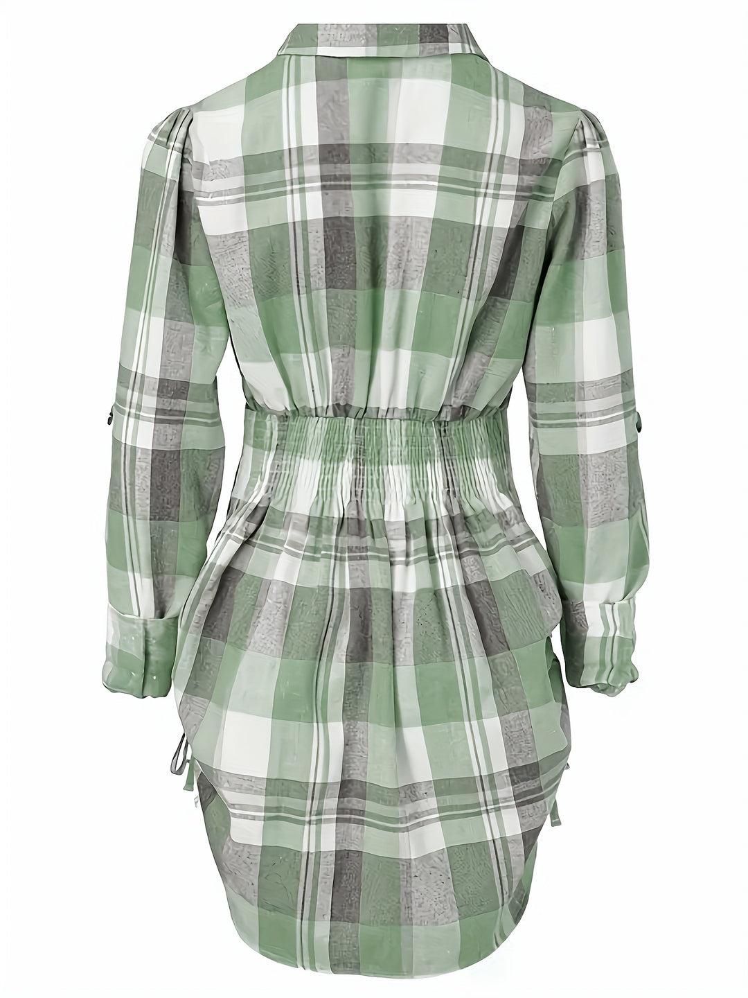 Eva | Plaid Print Blouse