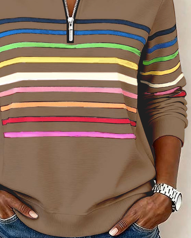 Cassie | Elegant Half-Zip Sweatshirt