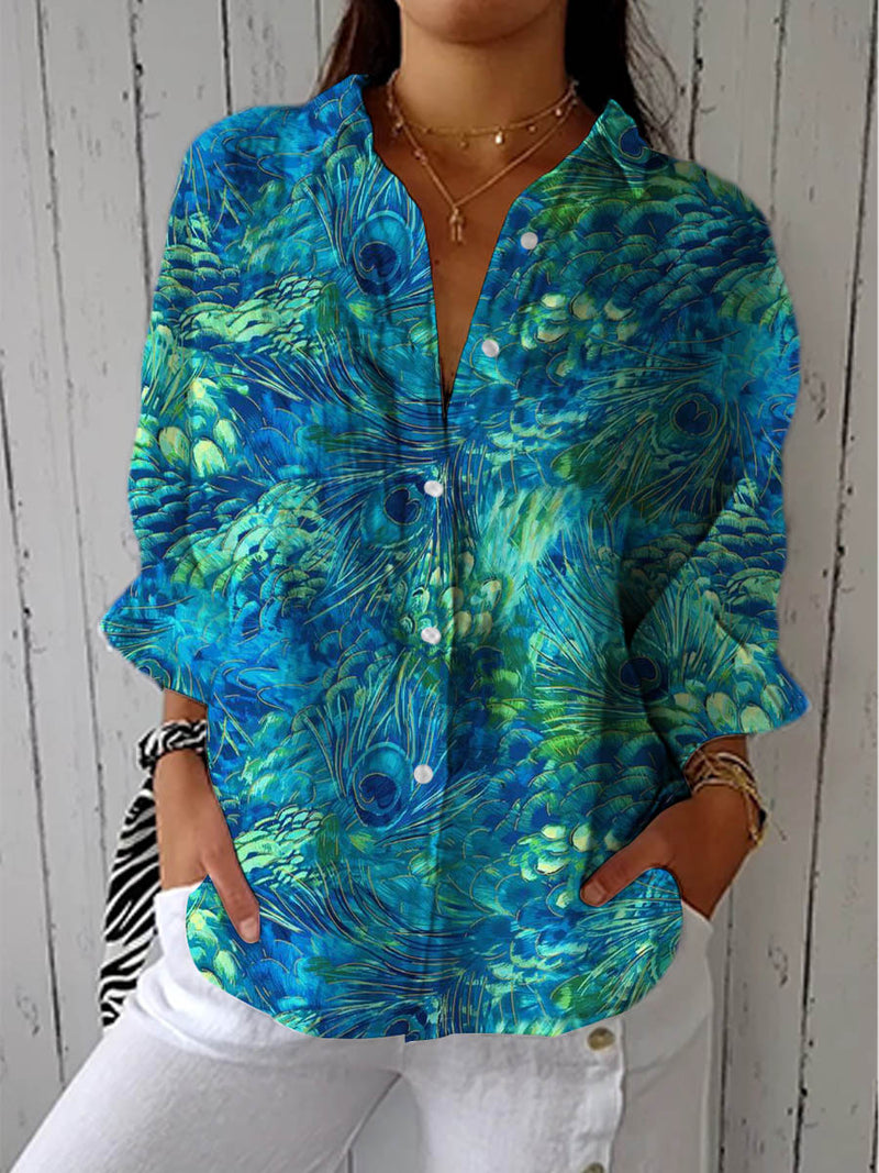Emily | Peacock Grace Blouse