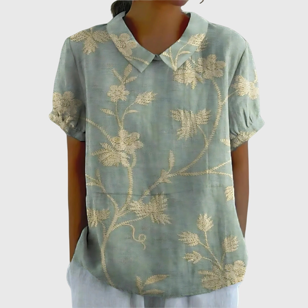 JENNA | LIGHTWEIGHT FLORAL BLOUSE
