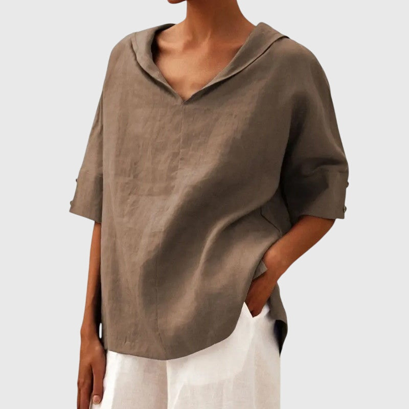 Riley | Blouse - Khaki