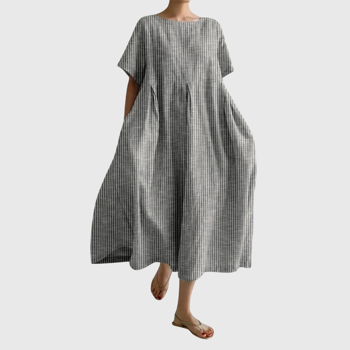 ISABELL | VERTICAL STRIPE DRESS