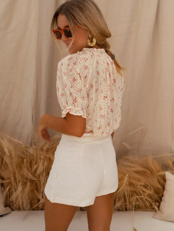 Grace | Floral Print Blouse for Women