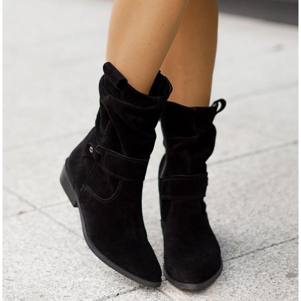 Madison - Leather-Style Boots