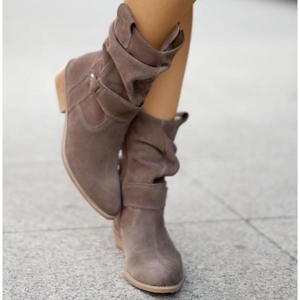 Madison - Leather-Style Boots