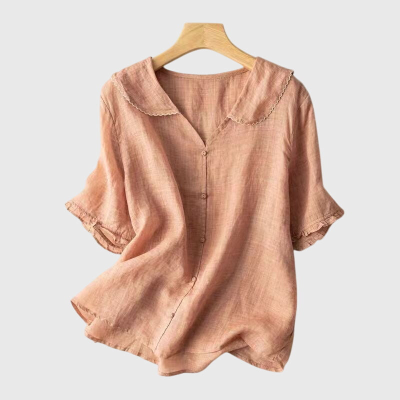 ADELE | LIGHTWEIGHT STRAIGHT-CUT BLOUSE